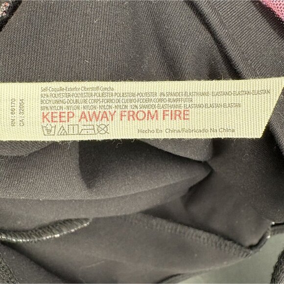 Free People Womens Ruched Butterfly Print Bodysuit XS Black Pink Going Out Top - Picture 5 of 6